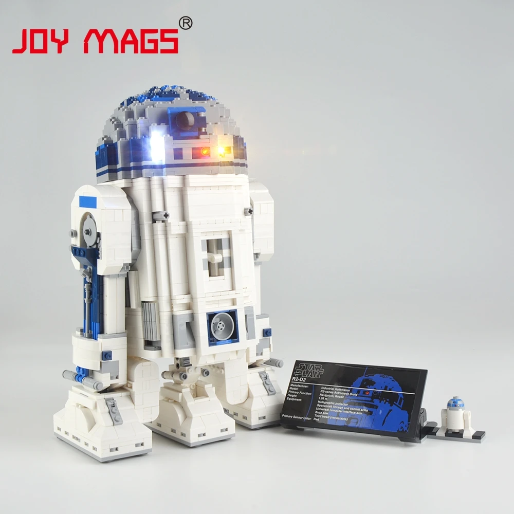 JOY MAGS светодиодный светильник для звездных войн 10225 R2 D2 Seingt совместим с 05043 35009 (не