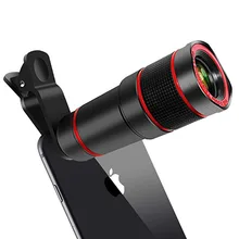Объектив камеры мобильного телефона 14X Zoom 4K HD телеобъектив для телефона монокулярный телескоп камера с универсальным зажимом для всех смартфонов