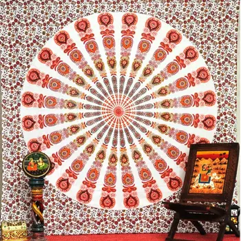 

Newest Bohemian Mandala Beach Round Tapestry Hippie Throw Roundie Yoga Mat Towel