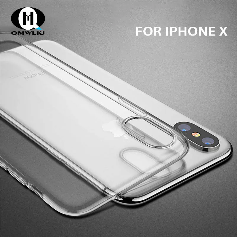 

Crystal HD Transparent TPU Soft Case Phone Case Cover For iPhone X XR 6S 8 6 X XS XSMax 7Plus 8Plus 6S 6Plus 6SPlus 7 Case