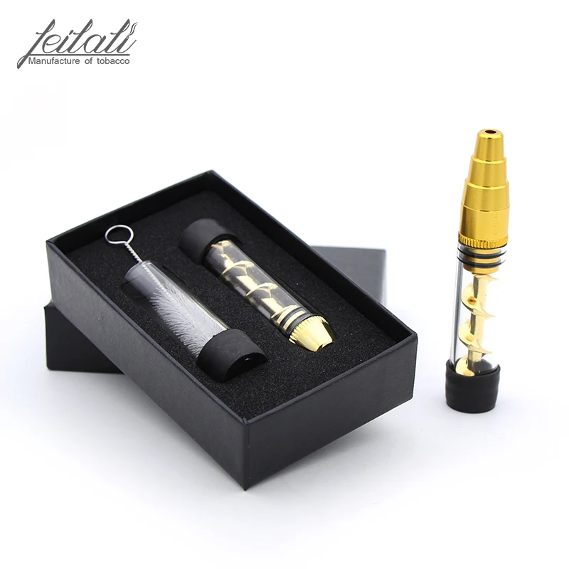 

The new style gold fashion 100mm tobacco burner, transparent pipe mosaics tobacco burner, two options, free delivery