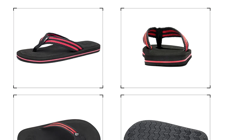 Men's Split Leather Flip Flops