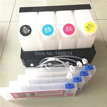 

Factory supplier Large format solvent printer Mimaki Mutoh Roland bulk ink system (4 Cartridge + 4 bottles)