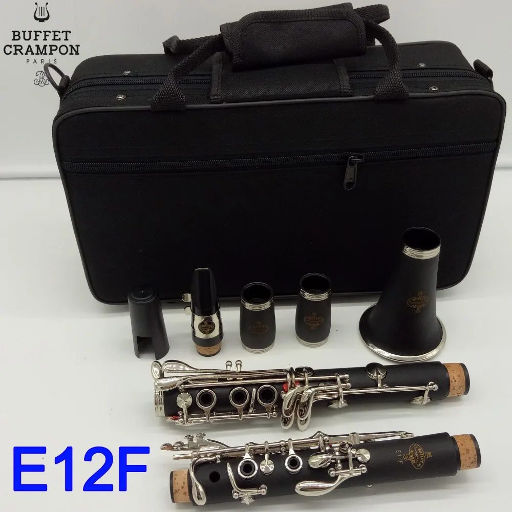 

Buffet Crampon Professional Bakelite Clarinet E12F Clarinets Bb Musical Instruments Mouthpiece Reeds Accessories