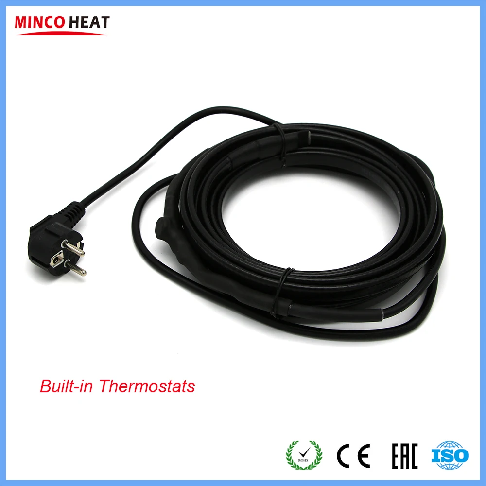 

Built-in Thermostat Pipes and Tanks Freeze Protection Heating Cable for Self Turning On or Off Automatically