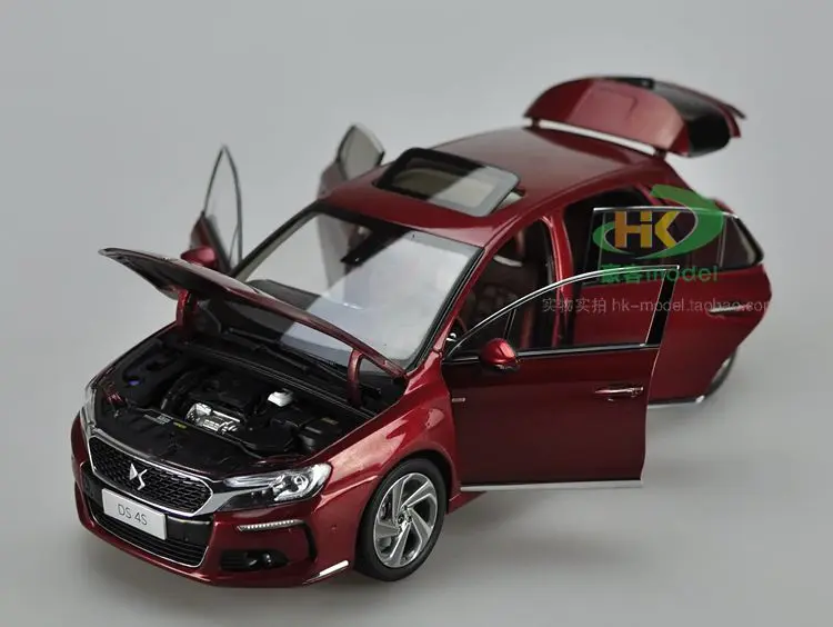 Высокая имитация 1:18 Citroen DS 4S литая модель автомобиля металлические транспортные средства автомобиль для детей игрушки подарки на день рождения