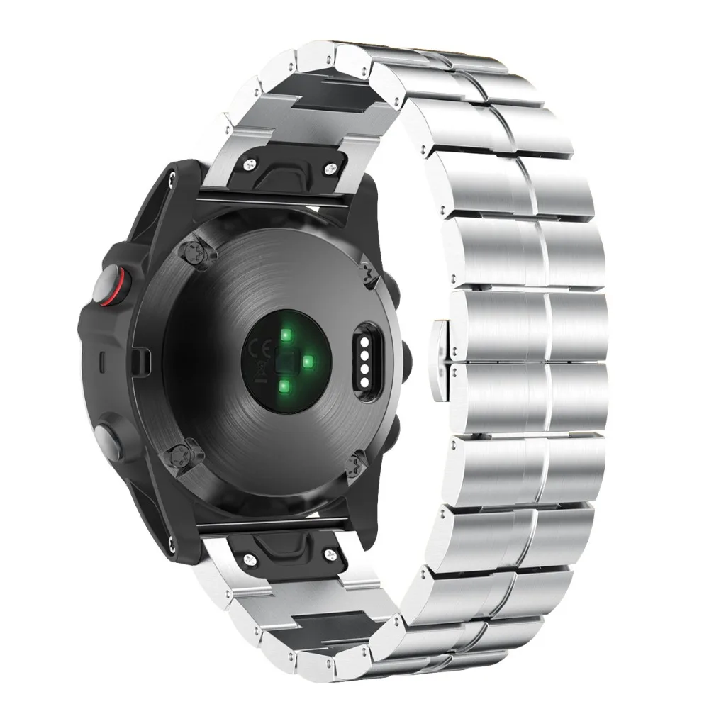 Для Quickfit Garmin Fenix 5X метал группа 26 мм Easy Fit Нержавеющая сталь часы группы для Garmin Fenix 5X/Fenix 3/Foretrex 701