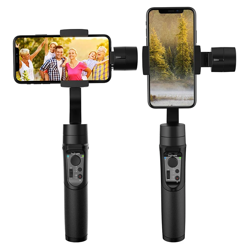 

Hohem iSteady Mobile Handheld Gimbal 3-Axis Handheld Stabilizer for iPhone XS XR X 8 7 7Plus 6 6s for Samsung for Smartphone