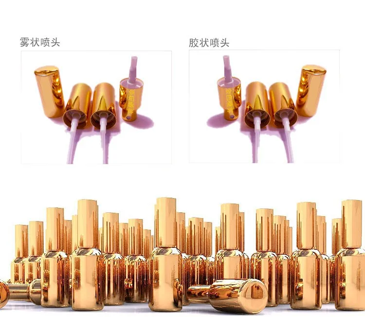 50 мл стеклянные флаконы для духов золотые пустые флаконы для распыления многоразового распылителя бутылки распылителя DIY контейнер для упаковки косметики