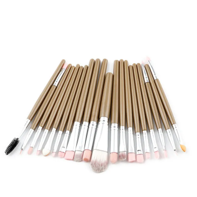 

20pcs 9 Color Makeup Brushes Set for Eye Face Lip Eye Shadow Foundation Eyebrow Powder Makeup Brush Professional Cosmetic Tools