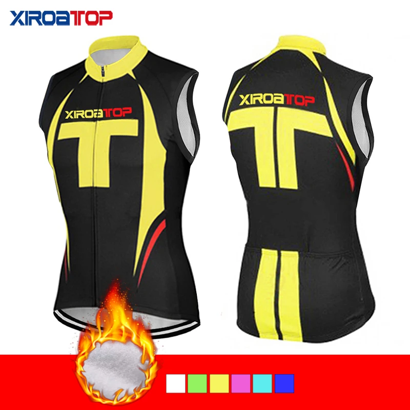

Men Women Winter Thermal Fleece Sleeveless Cycling Vests Jersey Keep warm MTB Bicycle Clothes Ropa Maillot Ciclismo Bike vest