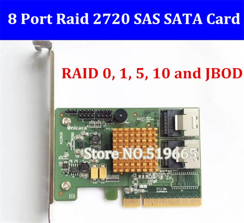 Новый RAID 88SE9485 2720SGL 8-портовый SAS SATA 6 ГБ/сек. PCIe 2 0x8 RAID0 1 5 10 и JBOD HBA карта для Mac Pro 7-10 13 |