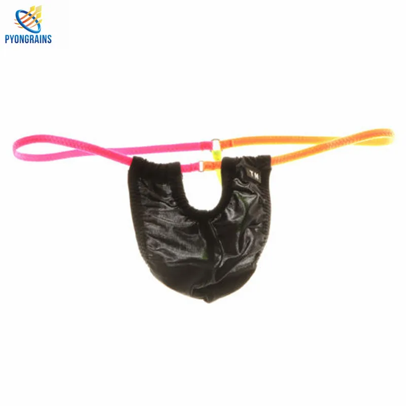 

Bikini 2017 Men Sexy Nylon Personal Briefs Bikini G-string Thong Jocks Tanga Hombre Underwear Shorts Exotic T-back Brave Person