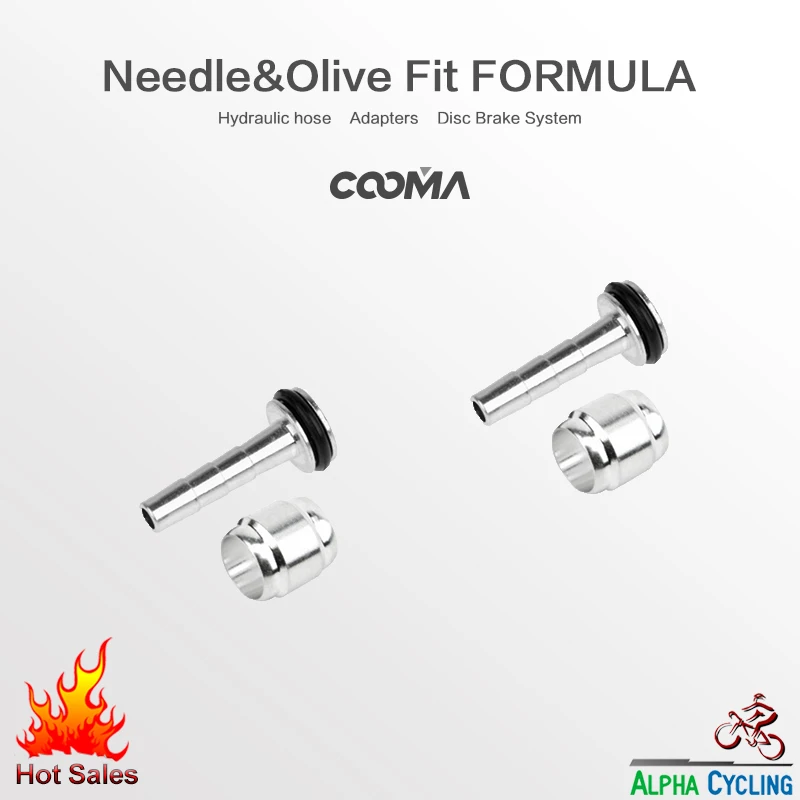 Hydraulic Disc Brake Hose Barb & Compression Fitting for Formula Brake System, for Formula's Olive & Needle, 2 SET/order Hydraulic Disc Brake Hose Barb & Compression Fitting for Formula Brake System, for Formula's Olive & Needle, 2 SET/order