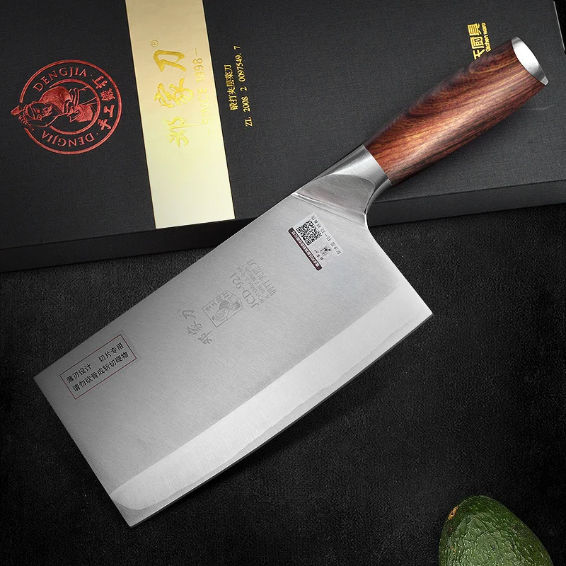 DENG 9Cr18Mov высококачественный кованый профессиональный нож шеф-повара из нержавеющей стали кухонные ножи для нарезки мяса и овощей
