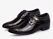 Fashion Genuine Leather Men Dress Shoes, Business Low Heel Shoes , Men Casual Glitter Shoes, Designer Men Flats, Men Oxfords