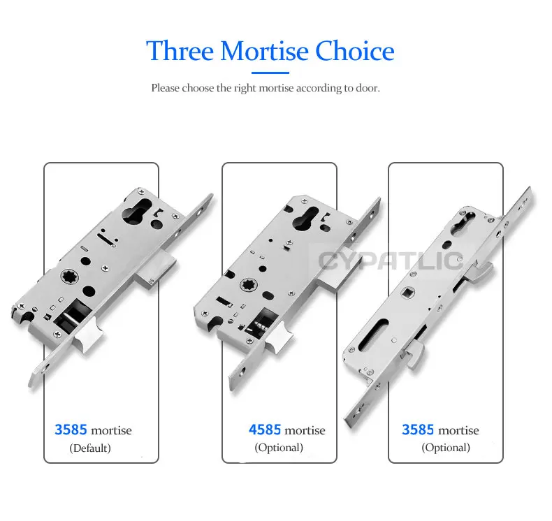 CYPATLIC полностью водонепроницаемый Serrure Porte дверные замки пароль отпечатка пальца дверные замки для деревянной двери или алюминиевой двери