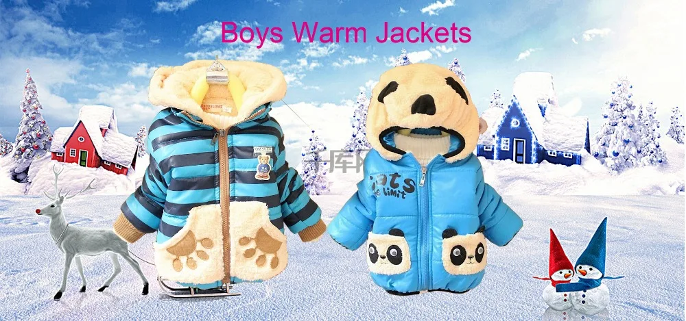 Boys Warm Camouflage Jackets Children Fashion Toddler Zipper Hooded Outerwear Kids Winter Baby girls Warm Coat Thick Jacket