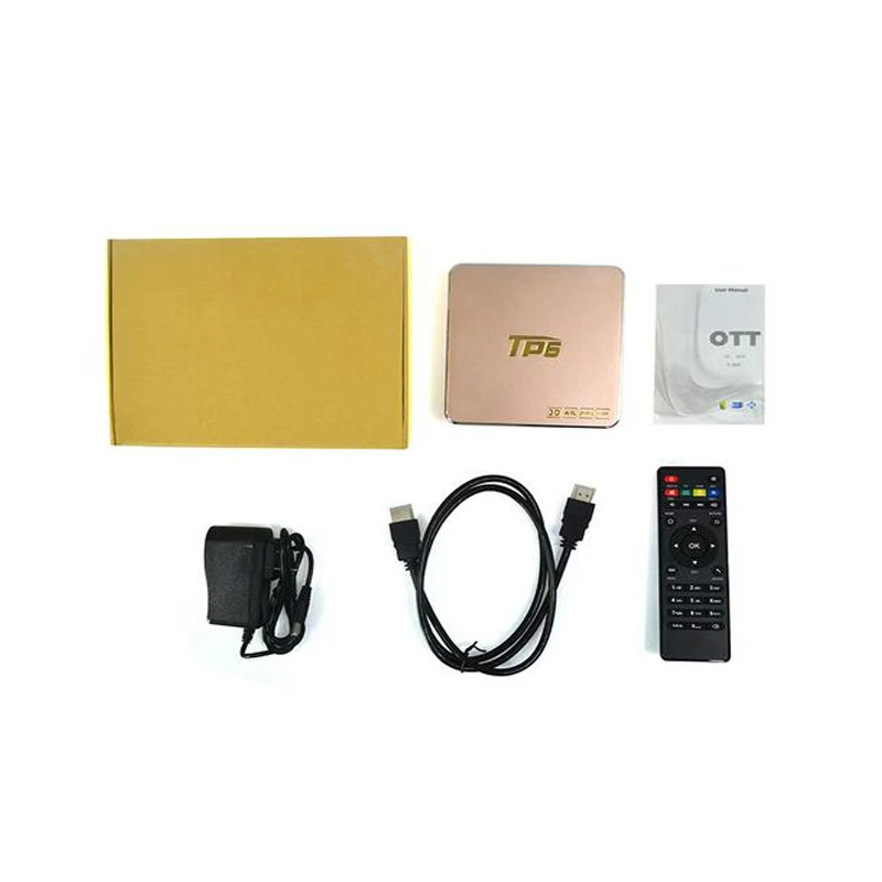 Высокое качество TP6 Android 7 1 1G/2G/3GB Ram 8G/16G/32GB Rom S905X 64bits четырехъядерный ТВ приставка