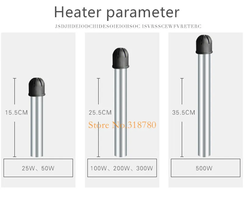 JEBO 300 Вт 200 Вт 100 Вт регулируемый Автоматический погружной нагреватель для аквариума из нержавеющей стали водонагреватель для аквариума термостат