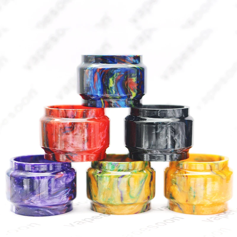 

5pcs Vapesoon Coloful Resin Replacement Extend Convex Pyrex Glass Tube +Drip tip for HorizonTech Falcon Tank 7ml Atomizer