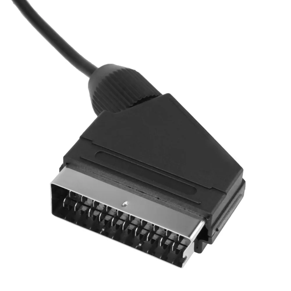 ALLOYSEED 1,8 м длина RGB SCART кабель RGB/RGBS SCART OFC кабель-адаптер для SEGA MD2 игровая консоль замена игровых кабелей