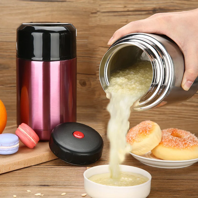 Vacuum Insulated Stainless Steel Double Thermoses For Food Cup