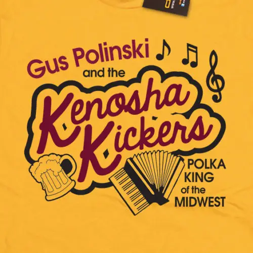 Kenosha Kickers футболка в горошек для дома стиле ретро Рождественская пленка новая