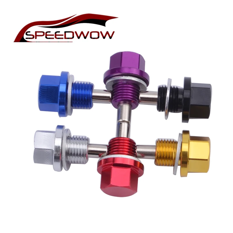Магнитная дренажная масляная пробка двигателя SPEEDWOW M12 * 1 25 магнитная гайка