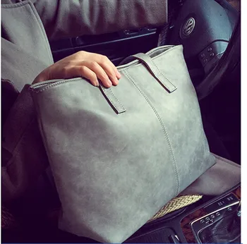 

Nesest fashion messenger bag pu leather big bags all-match brief one shoulder women's vintage handbag t-8865