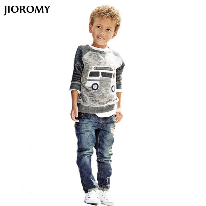 JIOROMY/костюм для маленьких мальчиков 2019 г. новейший осенний комплект детской