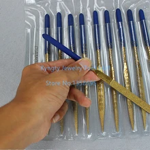 5*180 мм набор инструментов для резки металла/камня/стекла титана покрытый алмазами надфили Набор 10 шт./компл