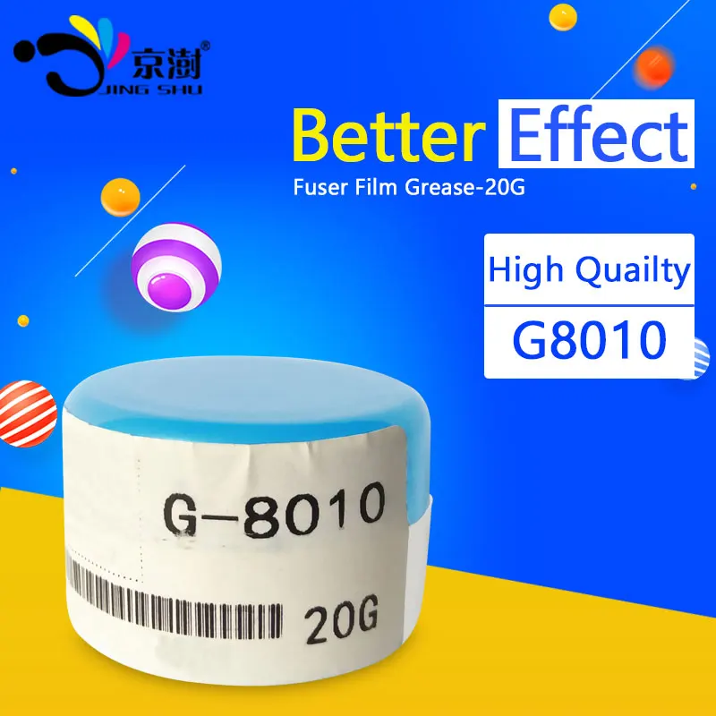 

1pcs G8010 G-8010 Fuser Film Grease Fuser Oil Silicone Grease 20g on metal fuser film for HP P4015 4250 4345 P4515 M601 M602