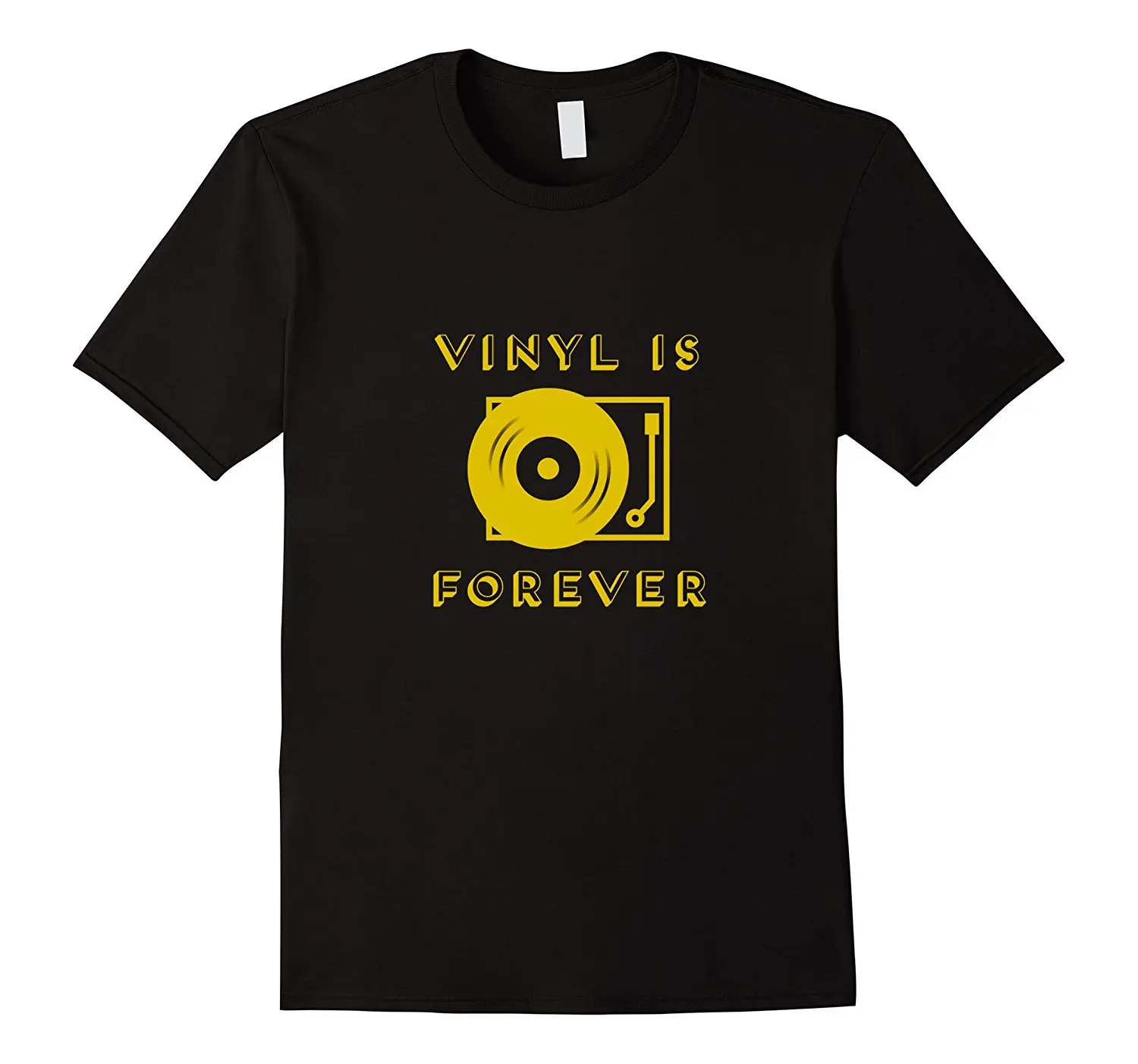 Vinyl Is Forever T Shirt | DJ Turntable Different Colours High Quality 100% Cool Casual Sleeves Cotton T-Shirt Fashion