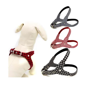 

Cnava Dog Pet Harness Collar Padded Large Medium Small Dog Harnesses Vest Dogs Supplies Classical UK Style Fashion Harness