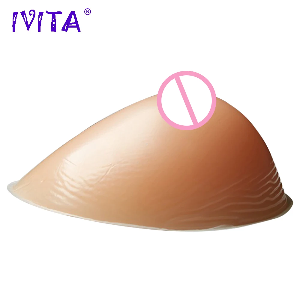 IVITA 600 г реалистичные силиконовые формы груди поддельные грудь для трансвеститов