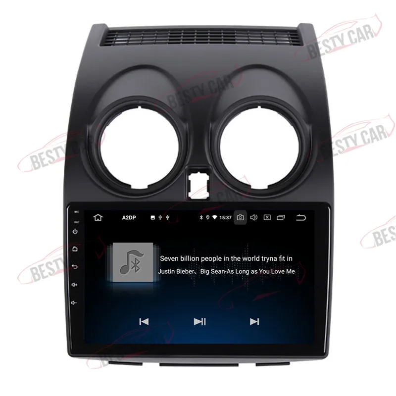 Sale 10.1" Android 9.0 Car DVD Radio Stereo GPS For Nissan Qashqai 2007-2013 Radio Navigation Stereo NAV Radio DSP 2.5D+IPS 4