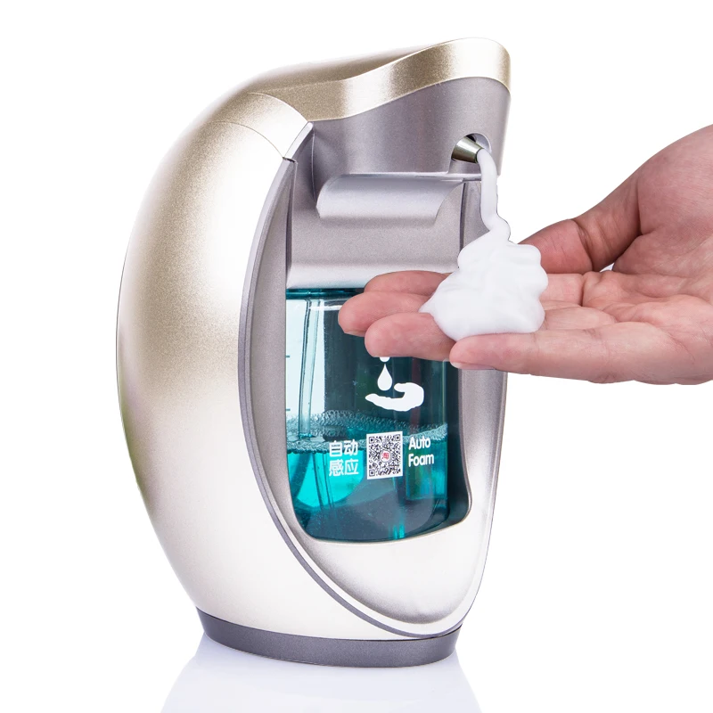 

Smart foam hand sanitizer automatic soap dispenser induction battery life capacity 480ML