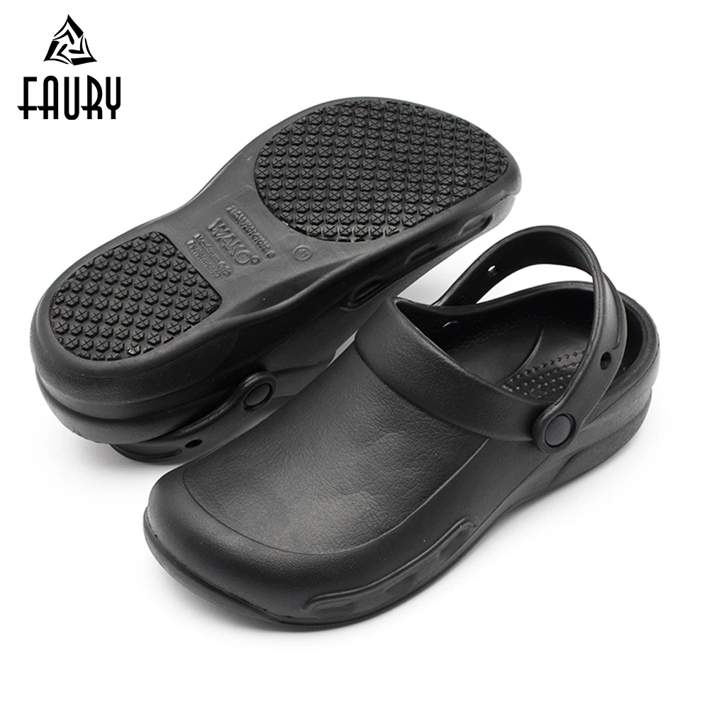 

Professional Chef Kitchen Shoes Hotel Restaurant Canteen Work Shoes Super Anti-slip Waterproof Oilproof Men Male Cook Shoes