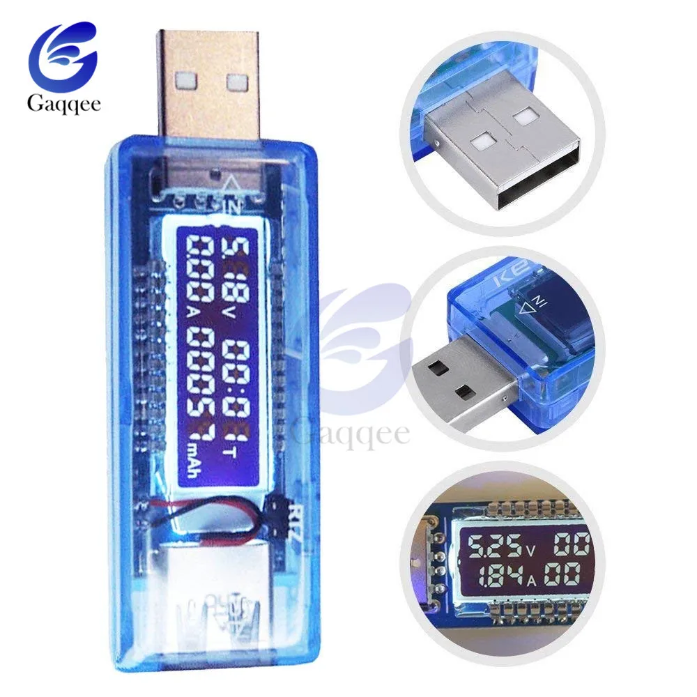 

USB Battery Tester Voltmeter Power Bank Diagnostic Tool Current Voltage Doctor Charger Capacity Tester Meter Ammeter Digital New
