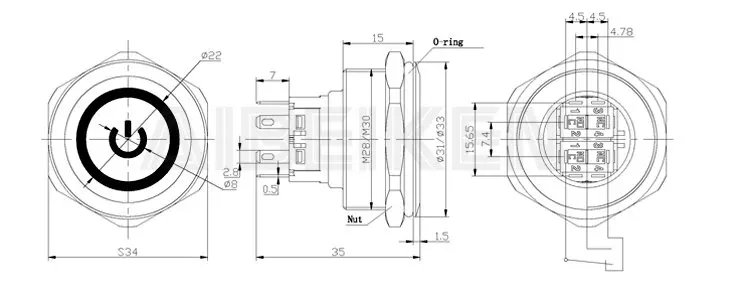 IB28J-P11F-E-Power IB28J-P11Z-E-Power 