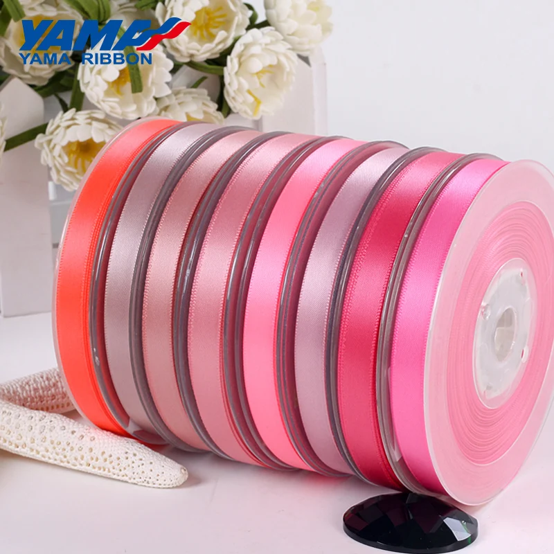 25mm Wide Raspberry Red Satin Ribbon 10 METER ROLL of Double Faced Satin  Ribbon 1 Inch 