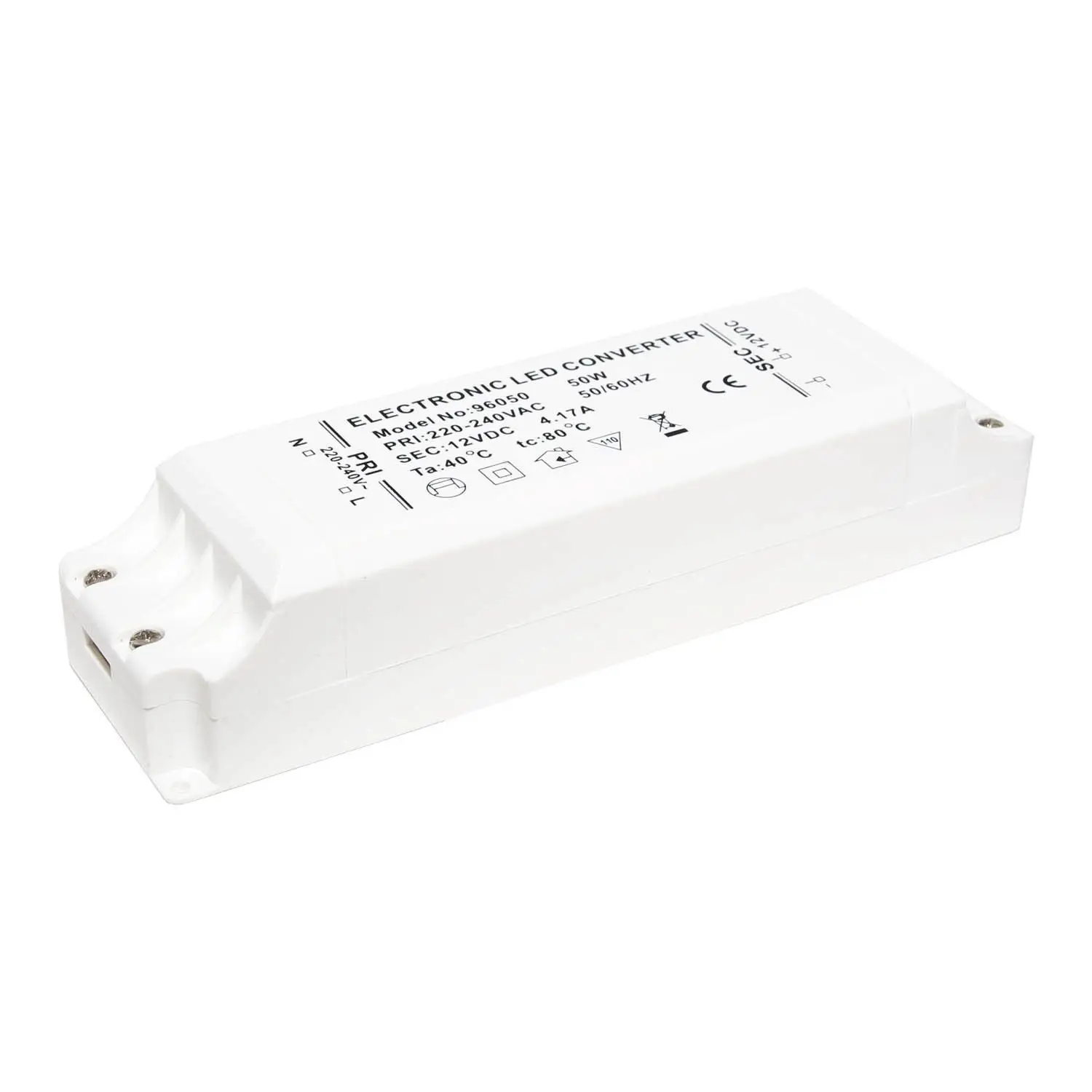 

Hot Sale LED Driver Power Supply Transformer DC12V MR16 IP65 50 Watt LED Driver,3 pack
