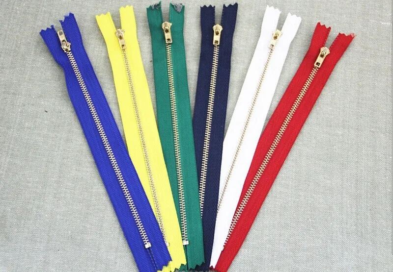 20pieces Nylon Metal Gold Zipper Sewing 6'' inches Sewing Zippers Z36