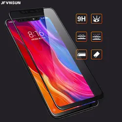 JFVNSUN закаленное стекло для Xiaomi Mi 8/mi 8 SE стекло ультра тонкий 9h 2,5D взрывозащищенные сплошное полноэкраннае Защитная пленка-стекло