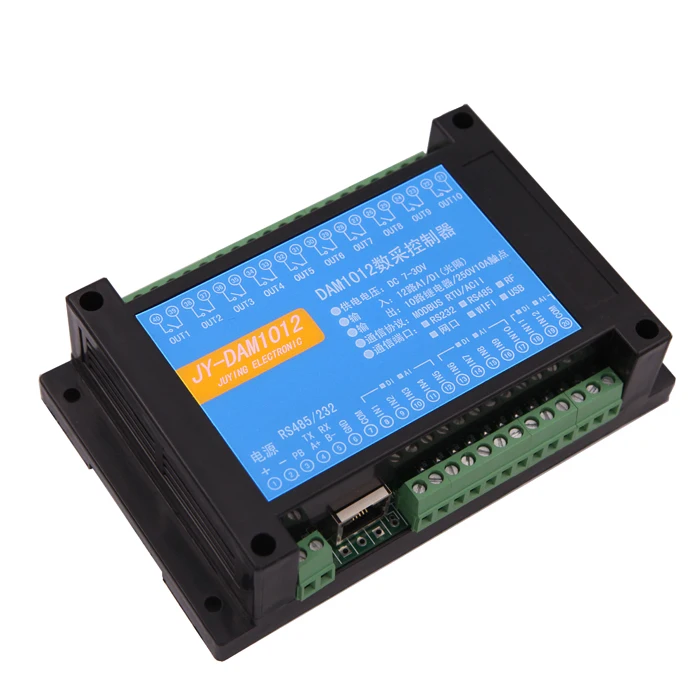 DAM1012D-USB optocoupler input 10-way relay output acquisition control board