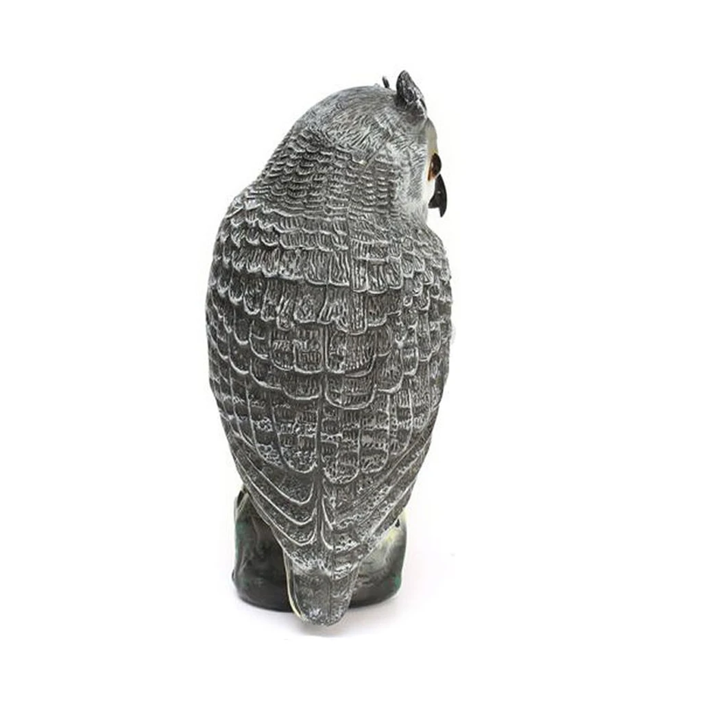 Owl Decoy Garden Bird Rodent Deter Scarer Weed Pest Control Scarecrow Decor Garden Ornament Supplies