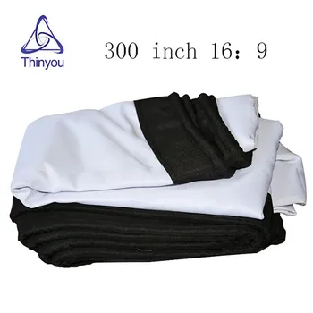 

Thinyou 300 Inch 16:9 HD Portable Tabletop Projector Screen Folded for Home Theater Business meetings with Eyelets without Frame