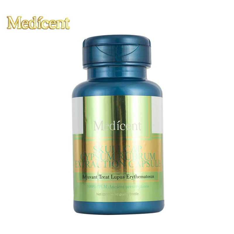 

Medicent Skullcap Gypsum Rubrum Extraction Capsule, Adjuvant Treat Lupus Erythematosus, Cure Systemic lupus erythematosus, 50pcs