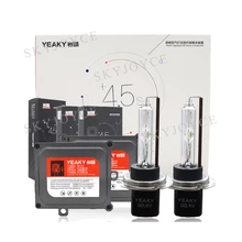 Премиум Yeaky 45W Xenon H1 H7 H3 H11 HB3 HB4 HID комплект ксеноновой лампы быстрая яркая 5500K Yeaky лампа для фар 45W Yeaky HID балласт комплект